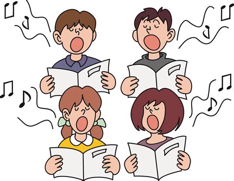 Kids Singing Clipart Transparent Background : Singing Cartoon clipart ...