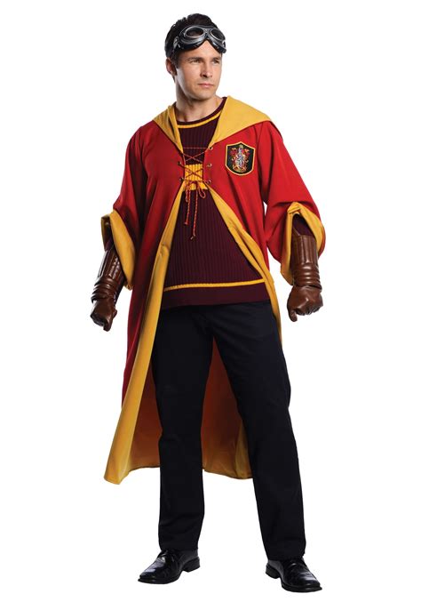 Harry Potter Gryffindor Quidditch Costume for Adults