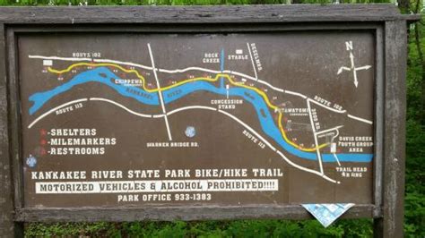 Kankakee River State Park Trail Map - Zenia Kellyann