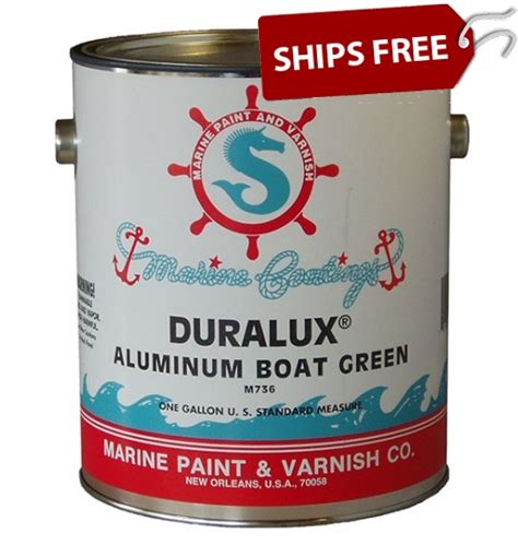 Duralux Aluminum Boat Paint Green, Gallon