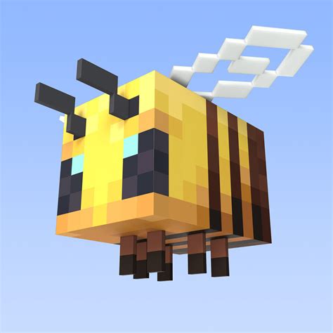 Minecraft Yellow Bee Figural LED Mood Light Bedside Table Lamp For Desk ...