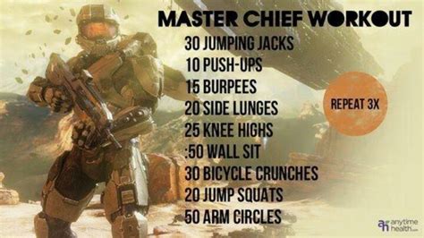 Master Chief Workout | fitness inspiration board | Pinterest | Master Chief