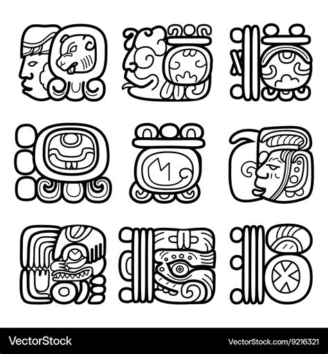 Mayan Glyphs And Meanings