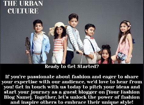 The Urban Culture Fashion For Kids Apparel Guest posts wanted ...