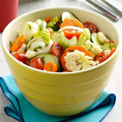 Marinated Fresh Vegetable Salad Recipe | Taste of Home