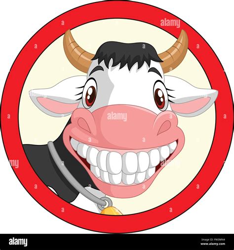 Happy cartoon cow Stock Vector Image & Art - Alamy