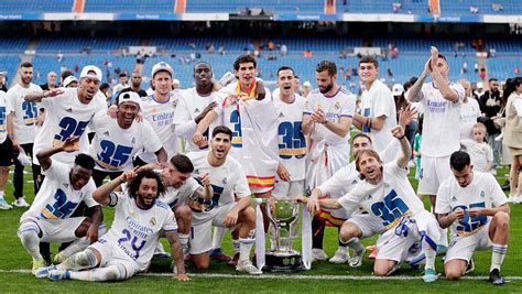 Real Madrid crowned La Liga Champions after 4-0 victory over Espanyol ...