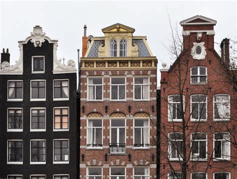 Amsterdam canal houses stock photo. Image of loft, brick - 27079272