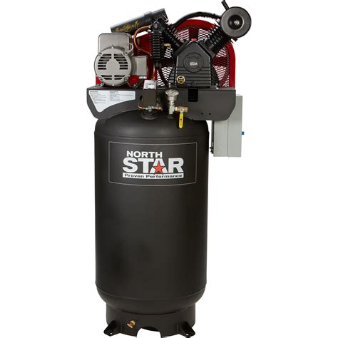 NorthStar Electric Air Compressor — 7.5 HP, 80-Gallon Vertical, 230 ...