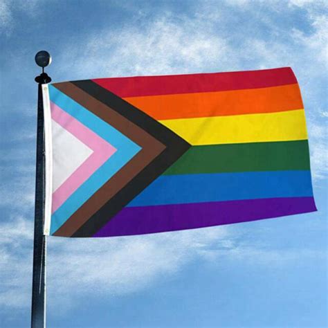 3x5ft Gay Pride Rainbow Flag Banner Progress Pride Flag Home Decor | eBay