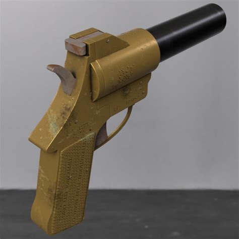 Flare Gun | CGTrader