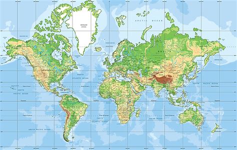 World Map Mercator Projection Worldatlas | Images and Photos finder