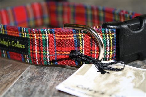 Dog Collar Tartan Dog Collar Plaid Dog Collar Boy Dog | Etsy