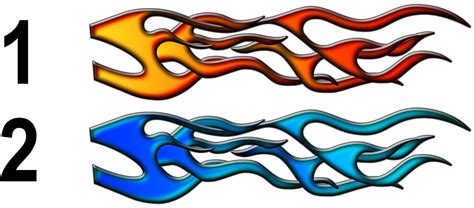 Backfire Classic Flames Vinyl Decal Kit | Xtreme Digital GraphiX