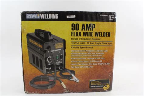 Chicago Electric, 90 Amp Flux Wire Welder | Property Room