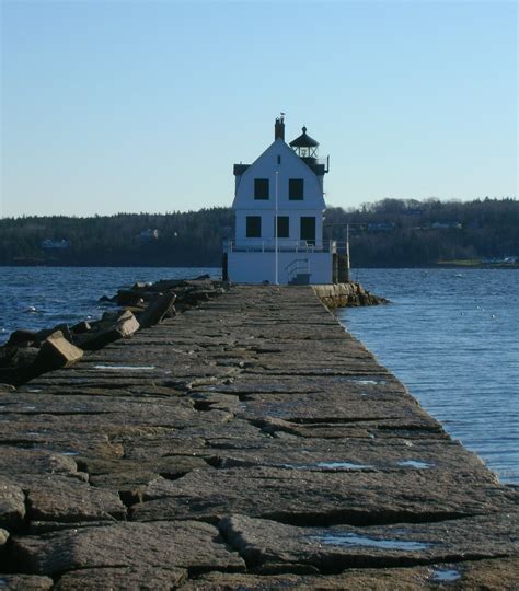 White Cedar Inn Today: Rockland Breakwater Lighthouse