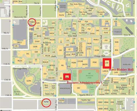 Asu Phoenix Campus Map | Images and Photos finder