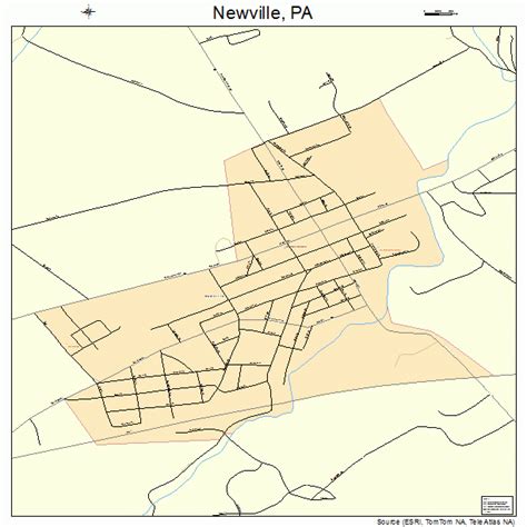 Newville Pennsylvania Street Map 4254320