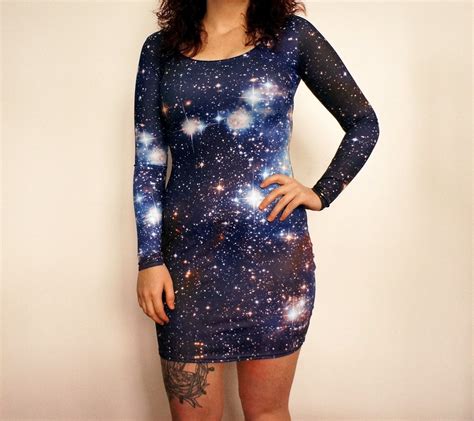 Long Sleeve Blue Galaxy dress by Black Milk! Love. It. | Galaxy dress ...