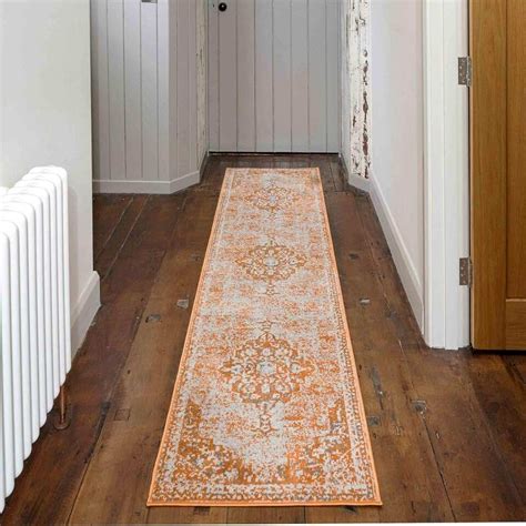 Amazon.co.uk: Rug Orange Runner