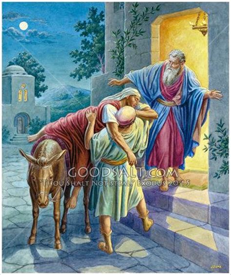 The Good Samaritan Luke 10:25-37 | Vintage Bible illustrations from ...