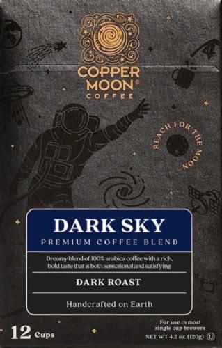 Copper Moon Coffee Dark Sky Dark Roast Premium Coffee Blend Single ...