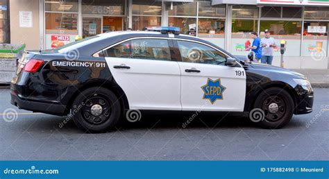 Car of San Francisco Police Department SFPD, Editorial Stock Photo ...