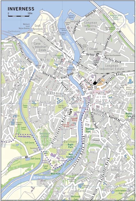 Helen Stirling Maps | Inverness Street Map