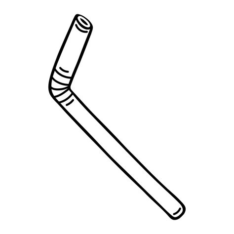 Straw Clipart Black And White