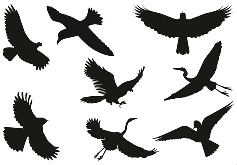 Free Silhouette Bird Flying, Download Free Silhouette Bird Flying png ...