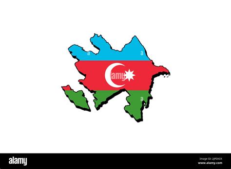 Abstract azerbaijan flag hi-res stock photography and images - Alamy