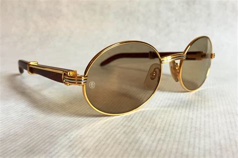 Cartier Giverny Vintage Sunglasses - Large Size - New Old Stock - Full Set