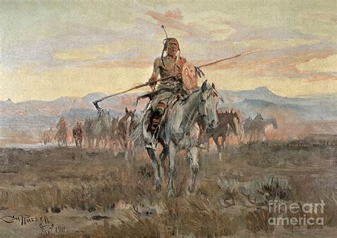 Stolen Horses Painting by Charles Marion Russell