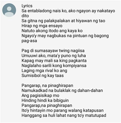 Hindi Pa Huli Ang Lahat Lyrics