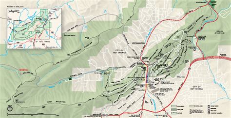 Hot Springs National Park map - Hot Springs National Park AR • mappery