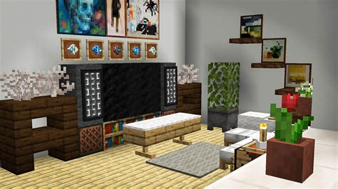 A Bright Living Room : Minecraft