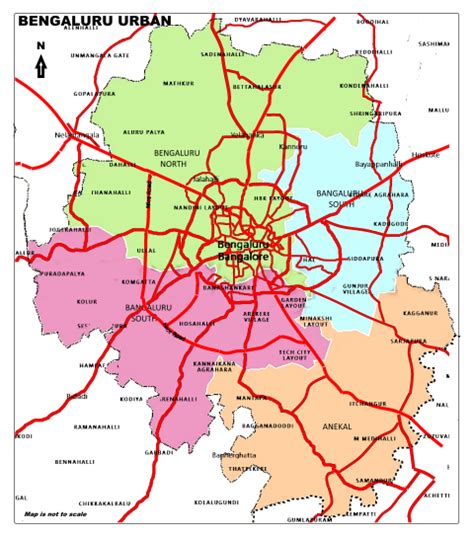 Bangalore At A Glance ,Visiting Places & Map Of District - Infoandopinion