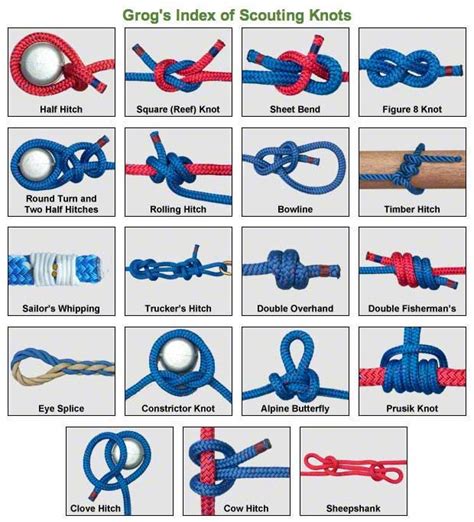 Lots of knots for reference | Camping and Glamping | Pinterest ...