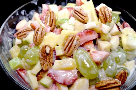 Ensalada de frutas de navidad - Ensalada Navideña de frutas varias