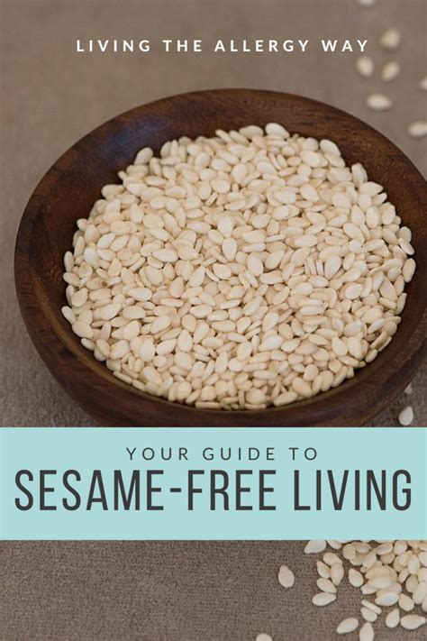 Sesame-Free Guide » Living the Allergy Way