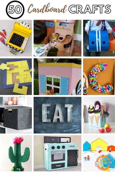 Too Many Cardboard Boxes?? Here Are 50 Cardboard Crafts To Make ...