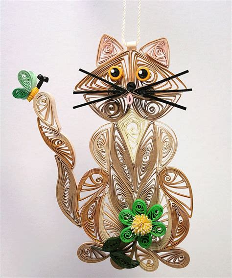 quilled cats | Quilling techniques, Quilling animals, Quilling