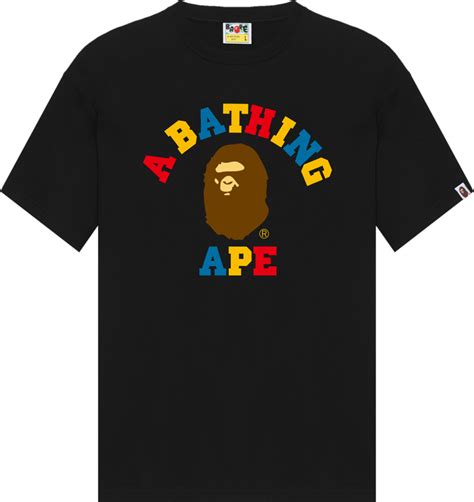 BAPE Black 'Color College' T-Shirt | INC STYLE