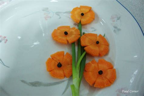 Carrot and onion garnish | Food garnish, Food garnishes, Vegetable ...