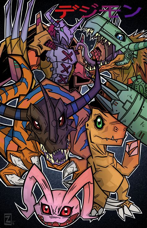 agumon digivolution print by equalizer100 on DeviantArt