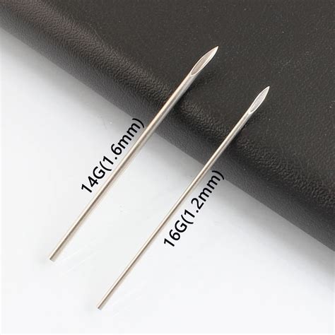 Aliexpress.com : Buy 10 pcs 14G Piercing Needles 14G Sterile Disposable ...