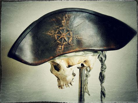 Never get lost again... Leather Tricorn Hat - www ...