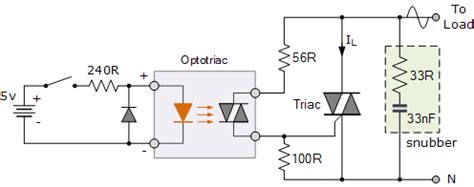 opto isolator - Triac Switching circuit with Optocoupler - Electrical ...