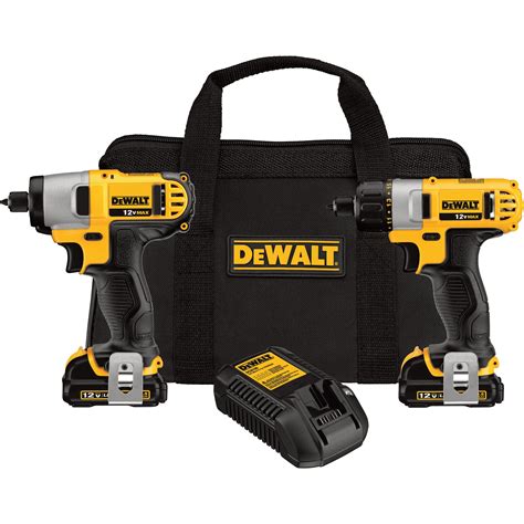 FREE SHIPPING — DEWALT 12V MAX Li-Ion Cordless Power Tool Set — 1/4in ...