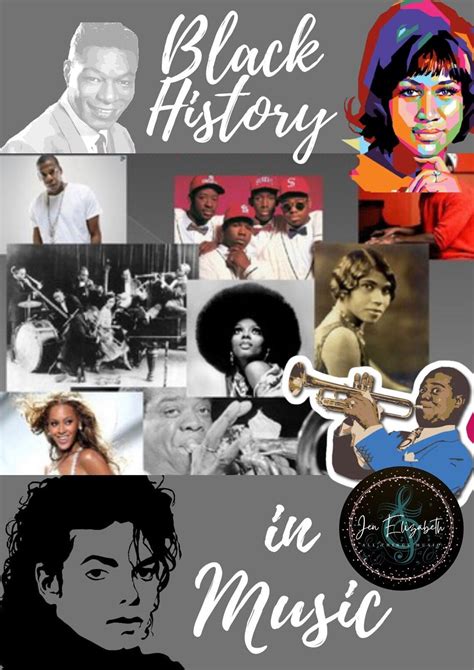 Black History in Music Poster - Etsy